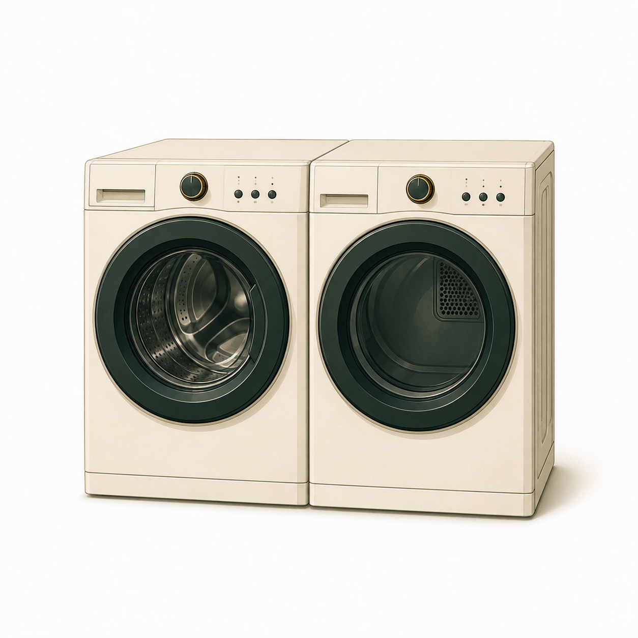 A high-end washer and dryer
